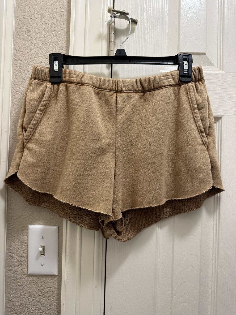 aerie Tan Terry Lounge Athletic Shorts